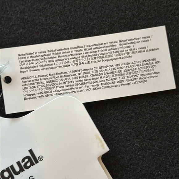 Desigual NWT pierced earrings gold colorful floral circle drop earrings - Picture 7 of 8